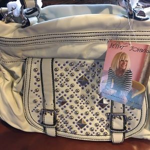 Betsey Johnson Bagnew tags Biker Babe Satchel